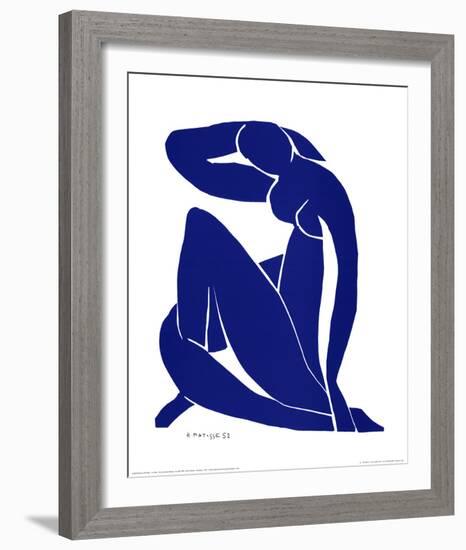 Blue Nude II-Henri Matisse-Framed Art Print