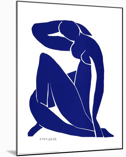 Blue Nude II-Henri Matisse-Mounted Art Print