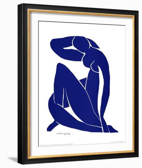 Blue Nude II-Henri Matisse-Framed Art Print