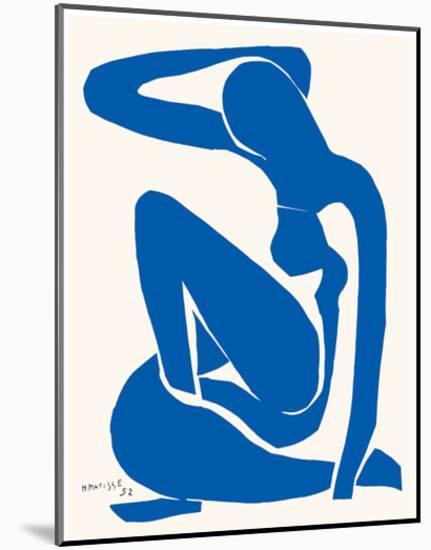 Blue Nude-Henri Matisse-Mounted Art Print