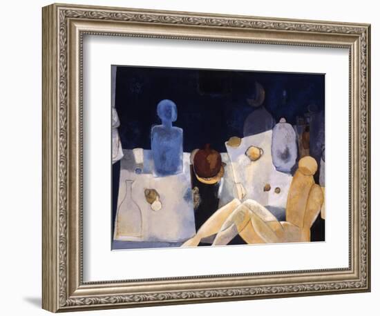 Blue Nude-Mary Calkins-Framed Giclee Print