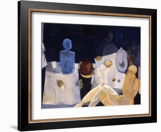 Blue Nude-Mary Calkins-Framed Giclee Print