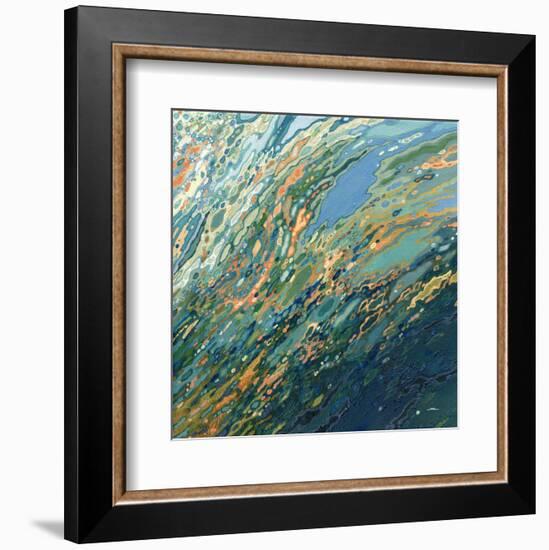 Blue Ocean Sunset-Margaret Juul-Framed Art Print