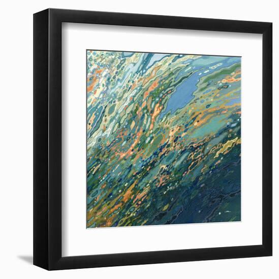 Blue Ocean Sunset-Margaret Juul-Framed Art Print