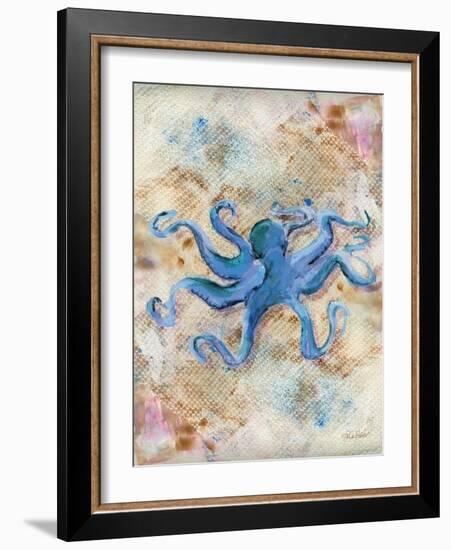 Blue Octopus-LuAnn Roberto-Framed Art Print