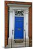 Blue Old Door in Windsor, England-Martina Bleichner-Mounted Art Print