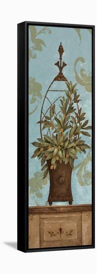 Blue Olive Topiary II-Pamela Gladding-Framed Stretched Canvas