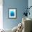 Blue Ombre-Ashlee Rae-Framed Art Print displayed on a wall
