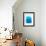 Blue Ombre-Ashlee Rae-Framed Art Print displayed on a wall