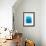 Blue Ombre-Ashlee Rae-Framed Art Print displayed on a wall