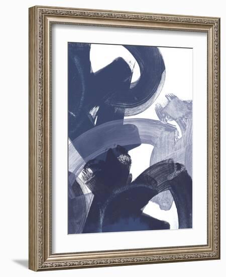 Blue on Blue I-June Vess-Framed Premium Giclee Print