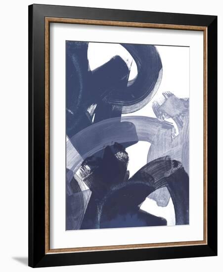 Blue on Blue I-June Vess-Framed Premium Giclee Print