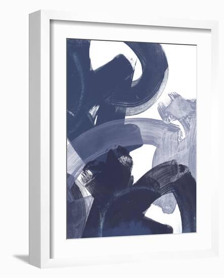 Blue on Blue I-June Vess-Framed Premium Giclee Print