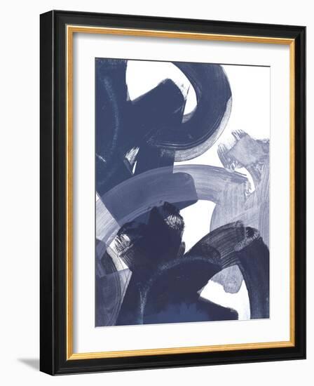 Blue on Blue I-June Vess-Framed Premium Giclee Print