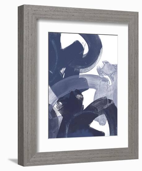 Blue on Blue I-June Vess-Framed Art Print