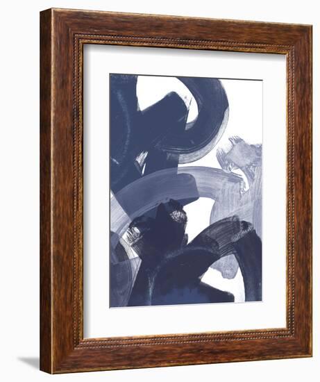 Blue on Blue I-June Vess-Framed Art Print