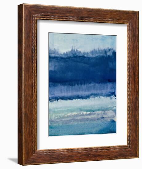 Blue on Blue II-Lanie Loreth-Framed Art Print