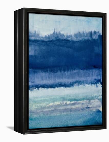 Blue on Blue II-Lanie Loreth-Framed Stretched Canvas