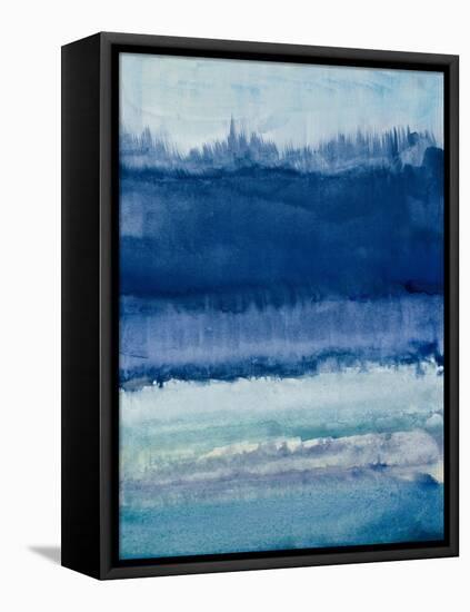 Blue on Blue II-Lanie Loreth-Framed Stretched Canvas