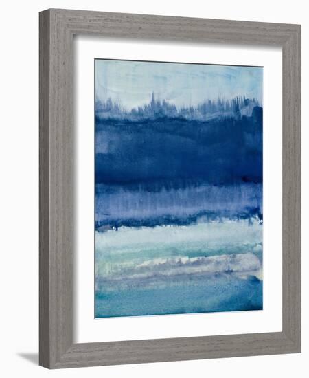 Blue on Blue II-Lanie Loreth-Framed Art Print