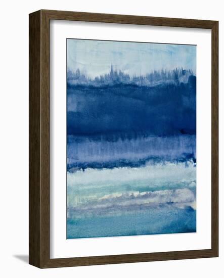 Blue on Blue II-Lanie Loreth-Framed Art Print