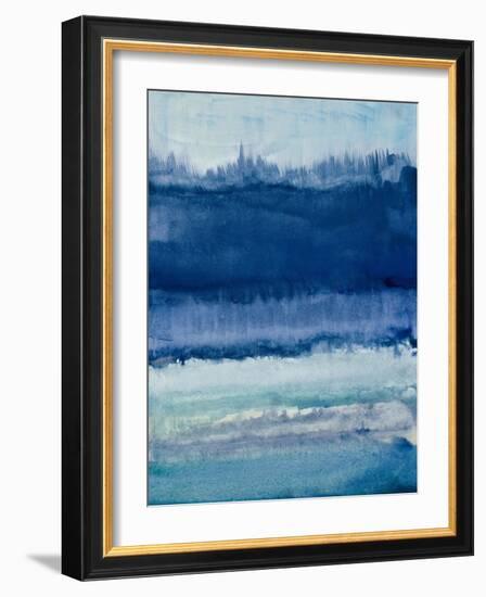 Blue on Blue II-Lanie Loreth-Framed Art Print