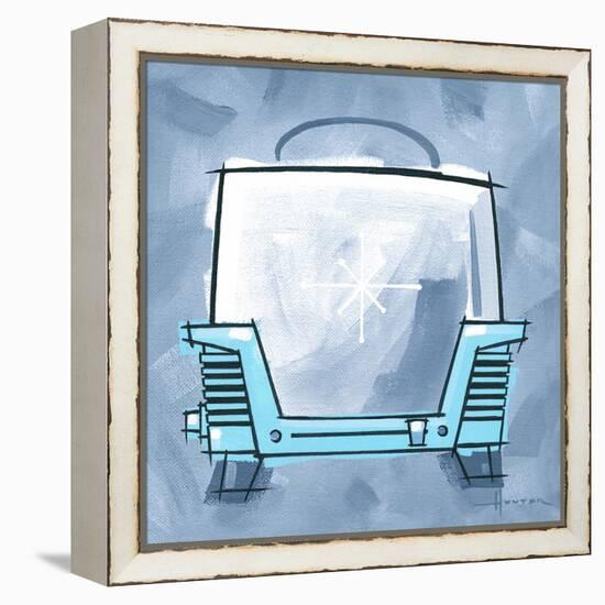 Blue On Blue Toaster-Larry Hunter-Framed Premier Image Canvas