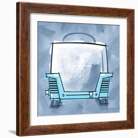 Blue On Blue Toaster-Larry Hunter-Framed Giclee Print