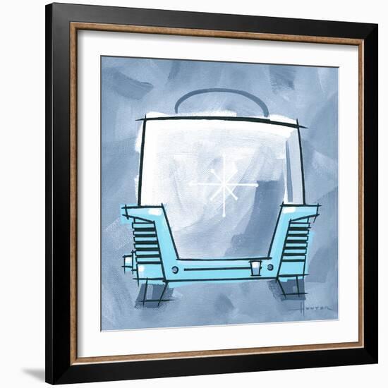 Blue On Blue Toaster-Larry Hunter-Framed Giclee Print