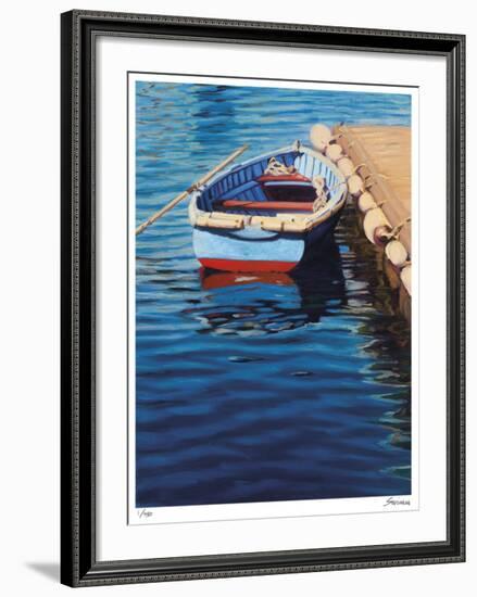 Blue on Blue-Tom Swimm-Framed Giclee Print