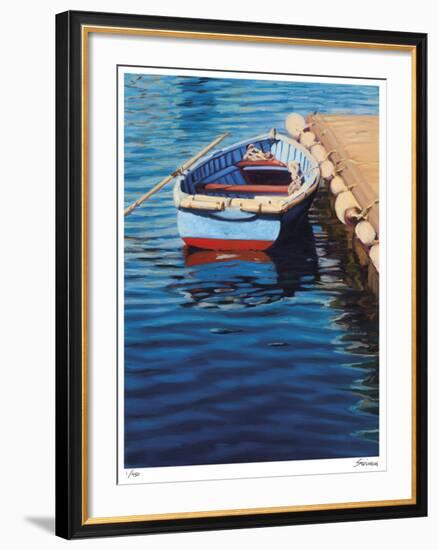 Blue on Blue-Tom Swimm-Framed Giclee Print