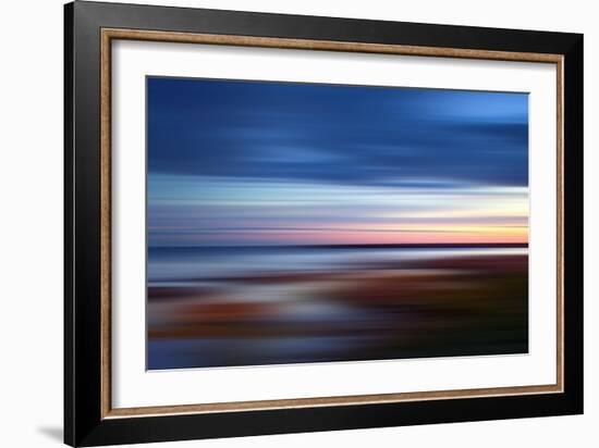 Blue on the Horizon-Andrew Michaels-Framed Art Print