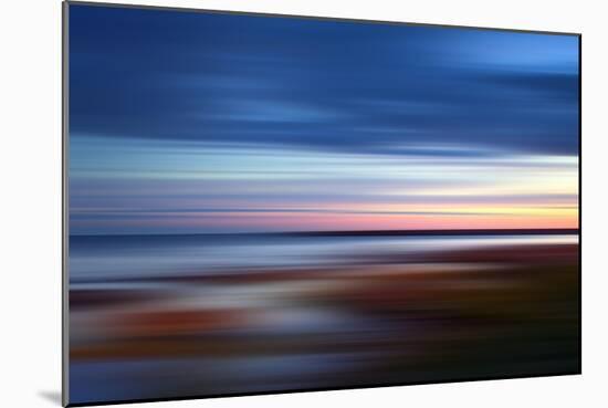 Blue on the Horizon-Andrew Michaels-Mounted Art Print