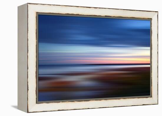 Blue on the Horizon-Andrew Michaels-Framed Stretched Canvas