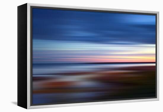 Blue on the Horizon-Andrew Michaels-Framed Stretched Canvas