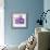 Blue Orchid-null-Framed Art Print displayed on a wall