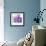 Blue Orchid-null-Framed Art Print displayed on a wall