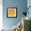 Blue Over Orange-Carmine Thorner-Framed Art Print displayed on a wall