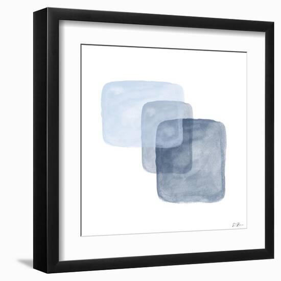 Blue Overlay 2-Denise Brown-Framed Art Print