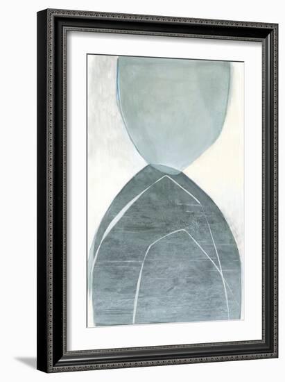 Blue Overlay-Maya Woods-Framed Art Print