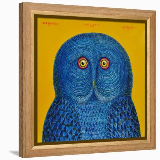 Blue Owl, 2015-Tamas Galambos-Framed Premier Image Canvas