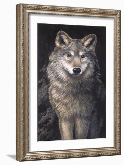 Blue Owl - Wolf-Penny Wagner-Framed Giclee Print