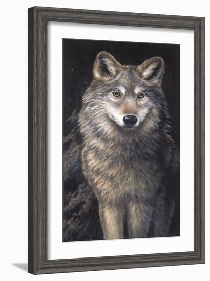 Blue Owl - Wolf-Penny Wagner-Framed Giclee Print