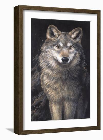 Blue Owl - Wolf-Penny Wagner-Framed Giclee Print