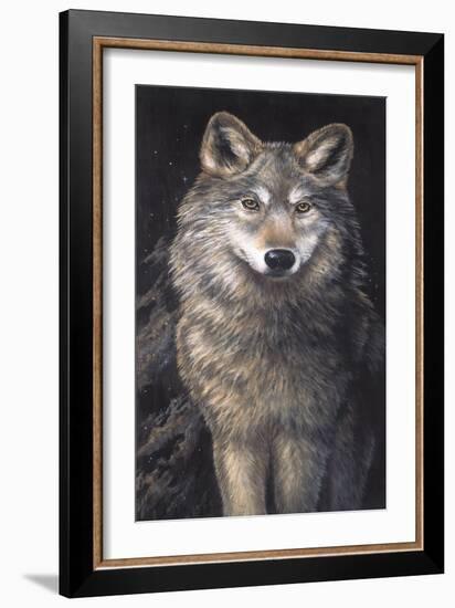 Blue Owl - Wolf-Penny Wagner-Framed Giclee Print