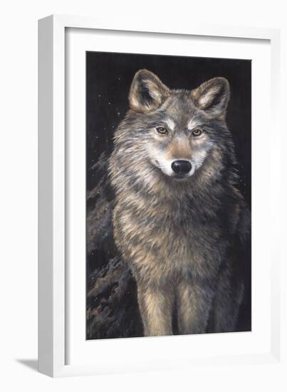 Blue Owl - Wolf-Penny Wagner-Framed Giclee Print