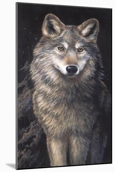 Blue Owl - Wolf-Penny Wagner-Mounted Giclee Print