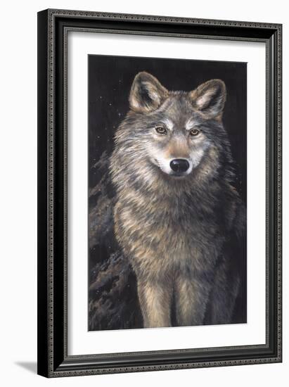 Blue Owl - Wolf-Penny Wagner-Framed Giclee Print