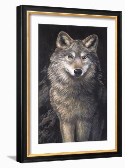 Blue Owl - Wolf-Penny Wagner-Framed Giclee Print