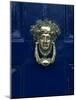 Blue Painted Door and Knocker in the Centre of the City of Dublin, Eire, Europe-Gavin Hellier-Mounted Photographic Print